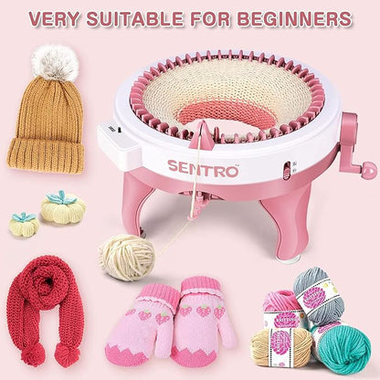 SENTRO Knitting Machine 48 Needles, Smart Knitting Crochet Machine, Double - Image 7