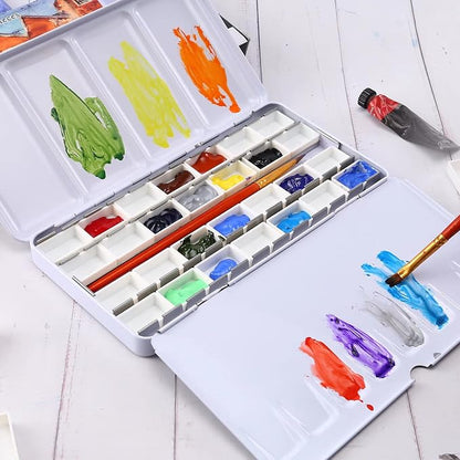 LOONENG Empty Watercolor Palette, Empty Watercolor Tin - Image 5