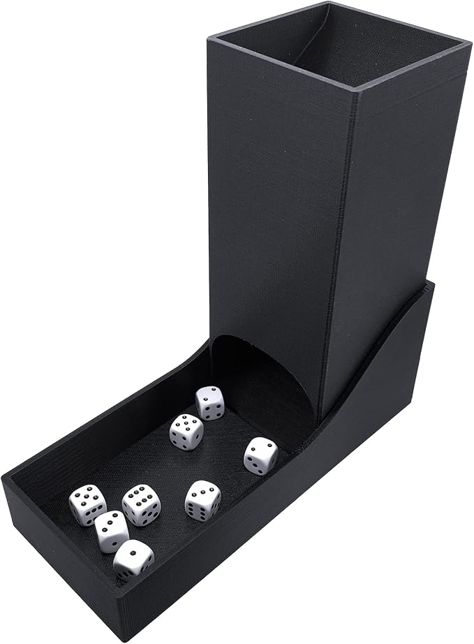 Nesting Dice Tower and Tray, 3D Printed Accesssory - Image 2