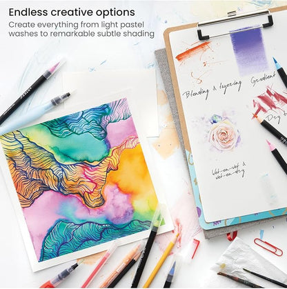 ARTEZA Watercolor Paint Pens, 24 Watercolor Brush Pens - Image 7