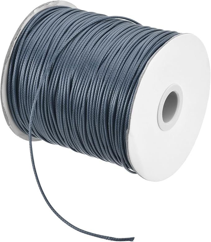 MECCANIXITY Waxed Cord 1.5mm Waxed Polyester Cord 175 Yard Wax String by MECCANIXITY