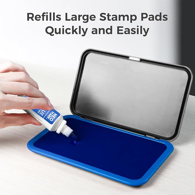 Premium Stamp Ink, Quick-Drying and AP-Certified Non-Toxic Refill Ink - Image 7