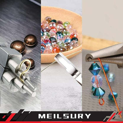 3-Piece jewelry pliers set includes a 6-in-1 bail making looping pliers - Image 7