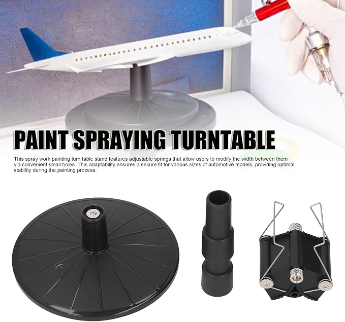 Spray Work Painting Stand, Model Painting Stand Base Holder, Adjustable Height - Image 2