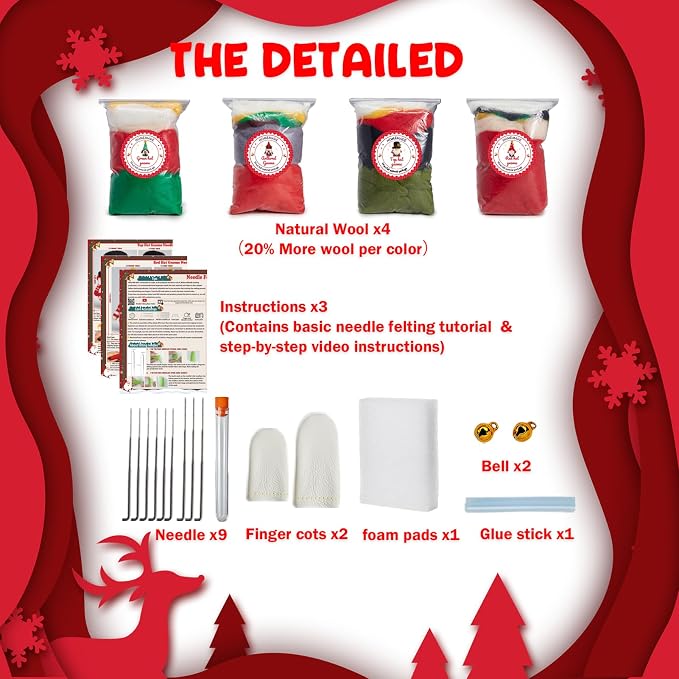 MAGIMUSE Needle Felting Kit, Needle Felting Starter Kit - Image 2