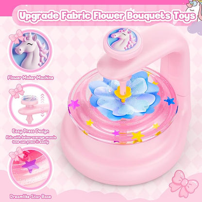 cosone Crafts Kits for Kids Ages 4-8, DIY Fabric Flower Bouquet Kit for 5 6 7 8 - Image 3