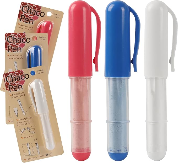 Fabric Chalk Markers -Erase Tailor’s Chalk by Calvana