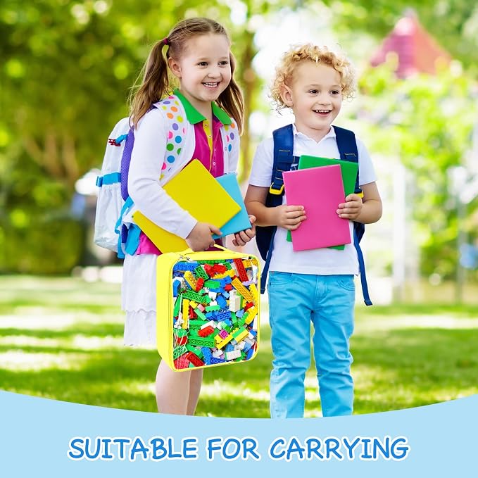 8 Packs Toy Storage Bags with Zipper, Reusable Toy Storage Organizer with - Image 7