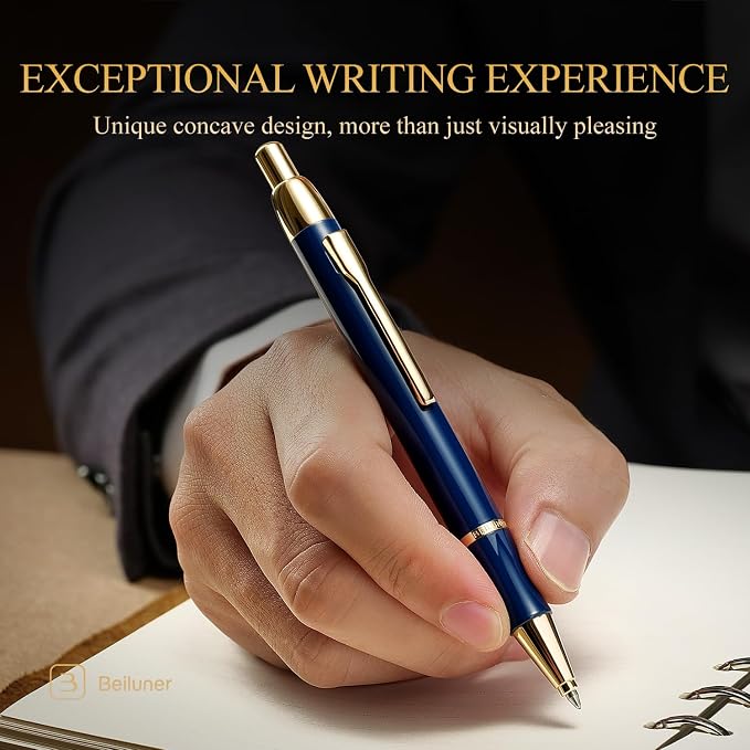 BEILUNER Luxury Gel Pen with 24K Gold Electroplating Finish, Luxury Grade - Image 5
