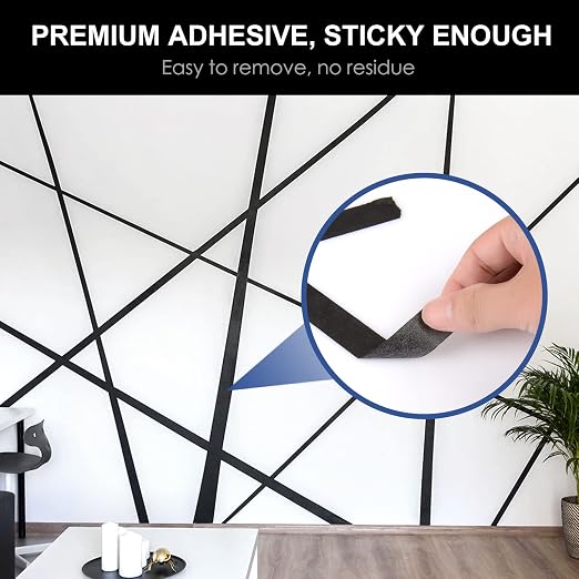 Black Painters Tape, DIY Crafting, Decoration and School Projects - Image 3