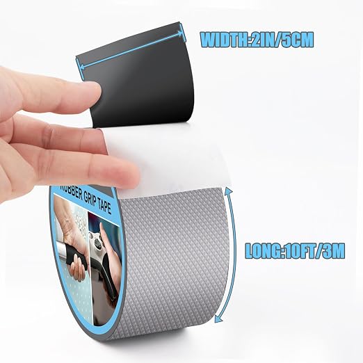Rubber Grip Tape, Ultra-Thin Strong Adhesive Anti-Slip Waterproof Heat - Image 2