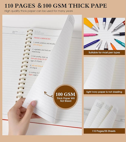Spiral Notebook Journal 8.5” x 11”, A4 Large Notebooks - Image 4