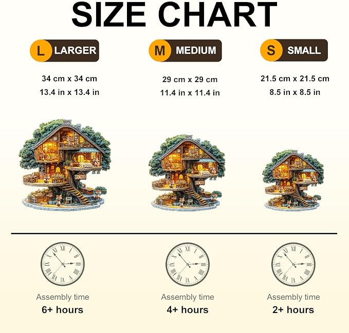 WOODBESTS Wooden Puzzles for Adults Fox House Wood Puzzle Adult, Unique Wooden - Image 6