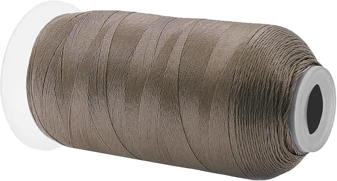 Mandala Crafts Taupe Heavy Duty Thread -1500 Yds Tex 90 Thread - Image 2