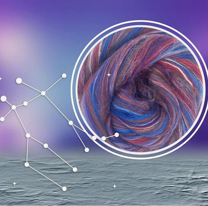 Revolution Fibers – Constellation Range Roving | Multicolored Tonal Blend of - Image 4