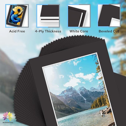 Mat Board Center, 5x7 for 4x6 Black Mat Kit - Image 3