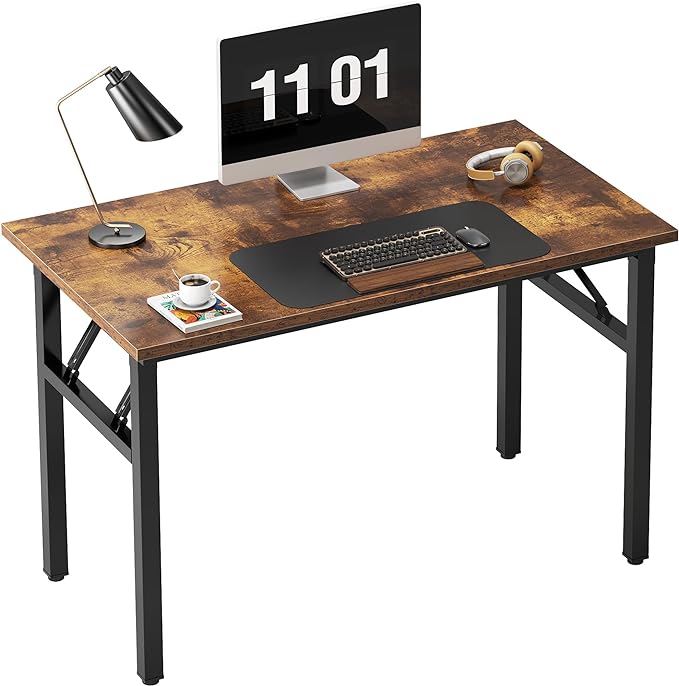Need 39.4 inches Computer Desk for Small Space Small Folding Table Small by Need