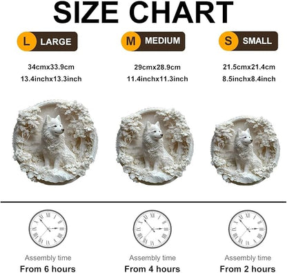 Wooden Puzzles Adults, 3D Paper Samoyed Dog Wooden Puzzles 295 Pieces, Unique - Image 6