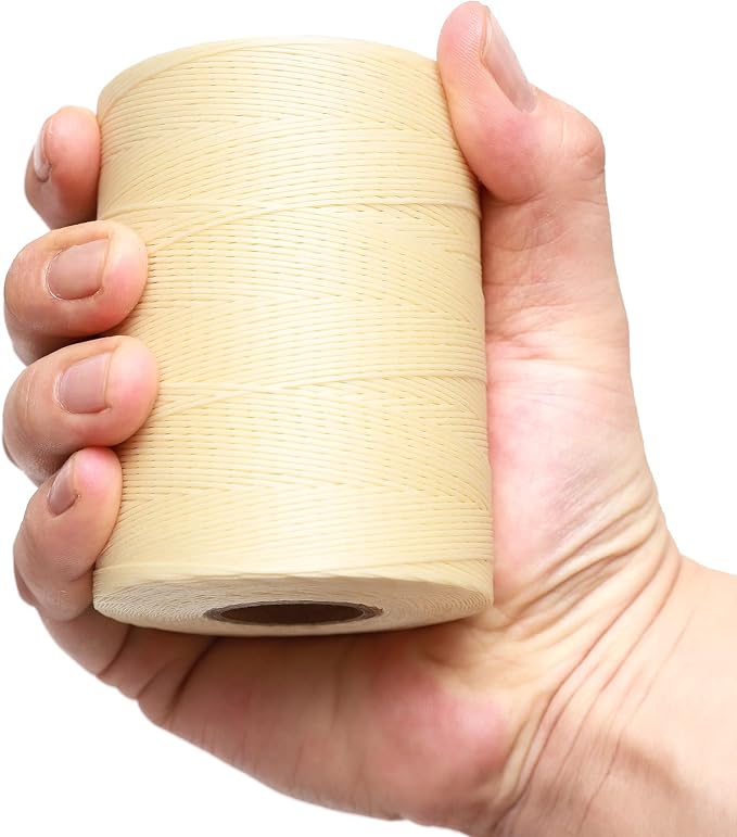 Waxed Thread, 852Yards 150D 0.8mm Flat Polyester Wax Thread - Image 3