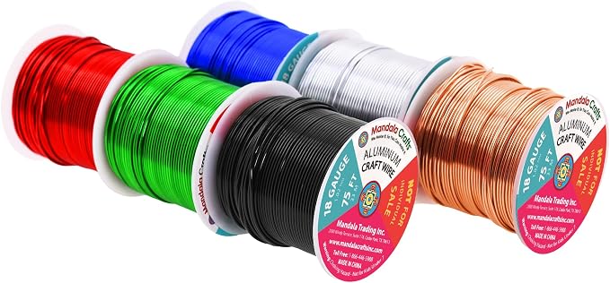 Mandala Crafts 18 Gauge Anodized Aluminum Craft Wire - Image 2