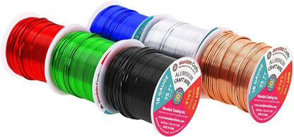 Mandala Crafts 18 Gauge Anodized Aluminum Craft Wire - Image 2
