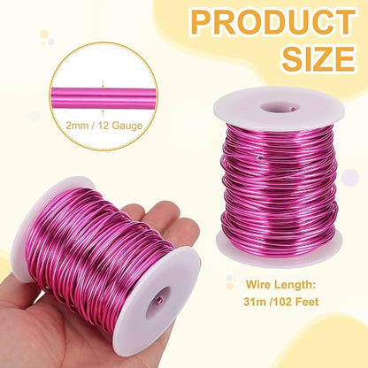 uxcell 12 Gauge / 2mm Anodized Aluminum Wire - Image 2