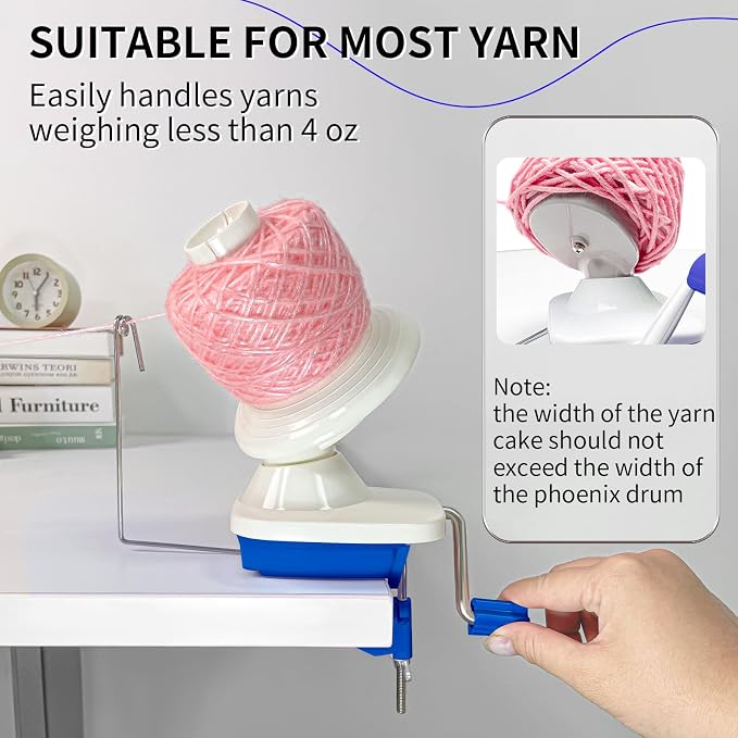 SPEENSUN Yarn Ball Winder, Crochet Yarn Winder, Efficient Yarn Cake Maker Make - Image 5
