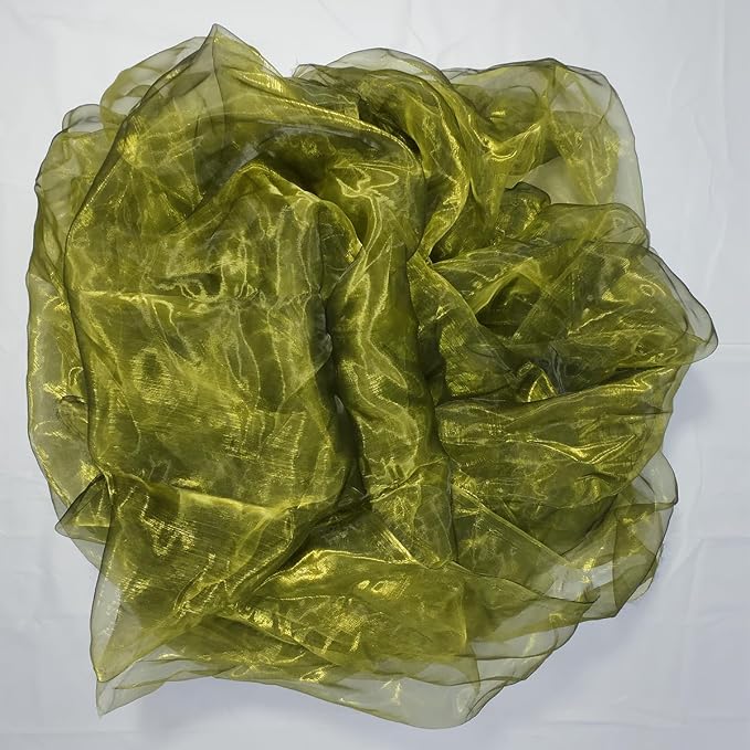Two-Tone Iridescent Holographic Organza Fabric - Image 5