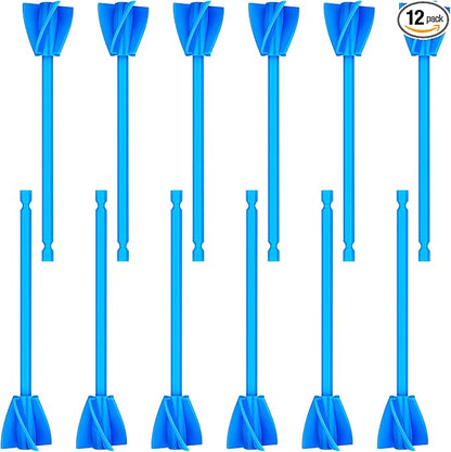 12 Pieces Paint Mixer Drill Attachment, Helix Paint Mixer Resin Drill Mixer by Lauwell