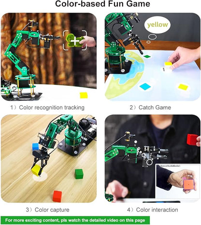 Yahboom Robot Arm for Jetson Nano 4GB 6-DOF AI Robotic Hand for Adults App - Image 4