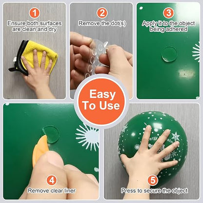 504 Pcs Clear Removable Adhesive Dots, Glue Point Dots - Image 6