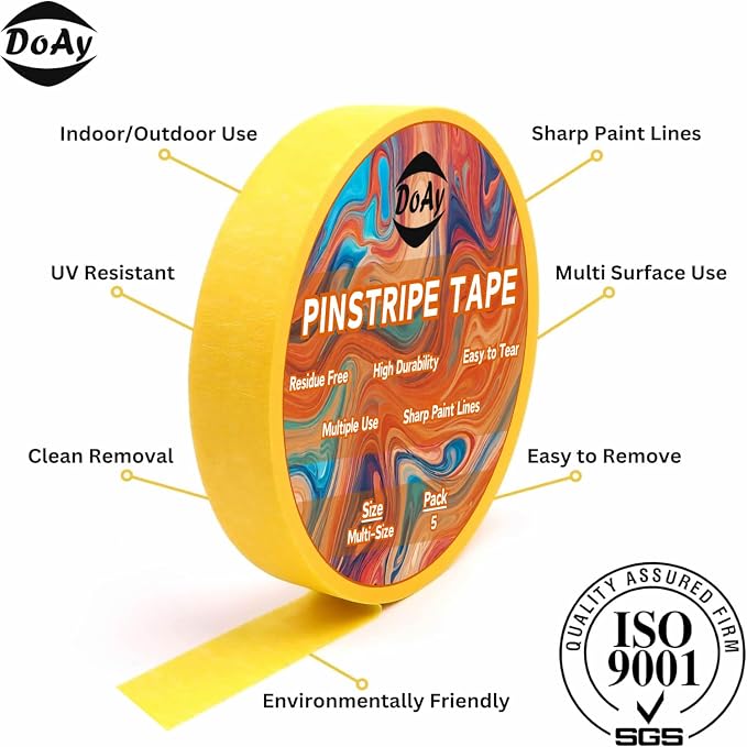 5 Rolls Pinstripe Tape - Image 2