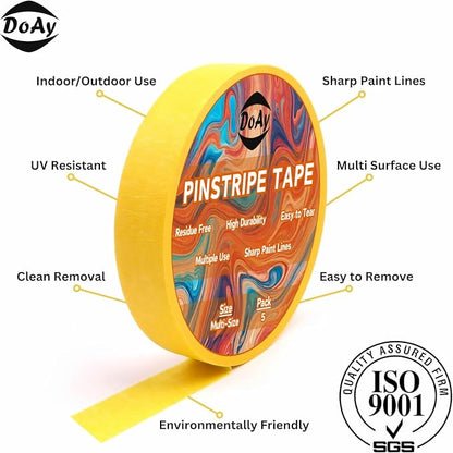 5 Rolls Pinstripe Tape - Image 2