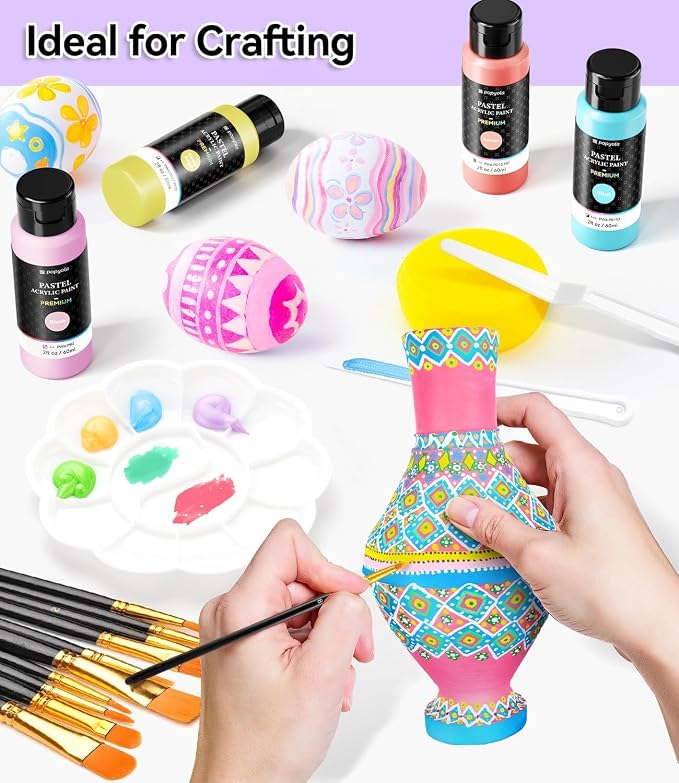 64 PCS Pastel Acrylic Paint Set - Image 6