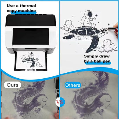 Tattoo Transfer Paper 100 Sheets, Thermal Stencil Paper - Image 5