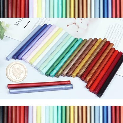 Red Wax Sealing Sticks, ONWINPOR 10pcs Glue Gun Wax Seal Sticks - Image 2