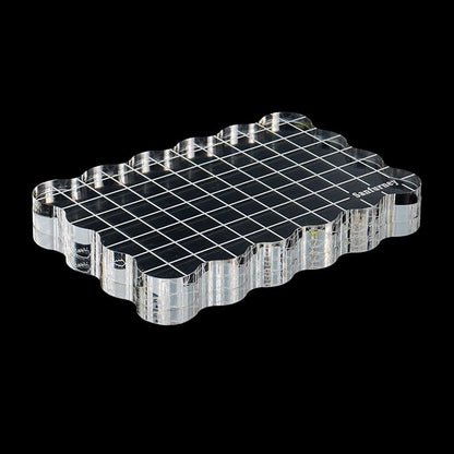 Sanfurney 1 Piece Acrylic Stamp Block, 15mm Thick by SANFURNEY