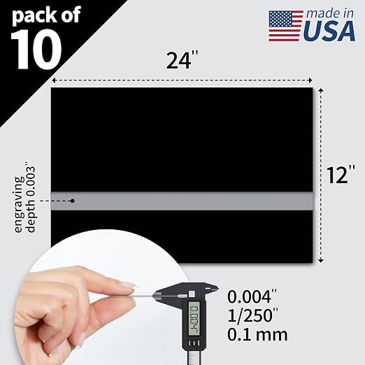 Trotec TroLase Lights | 24"x12"x1/250" | Adhesive-Backed Flexible Laser - Image 2