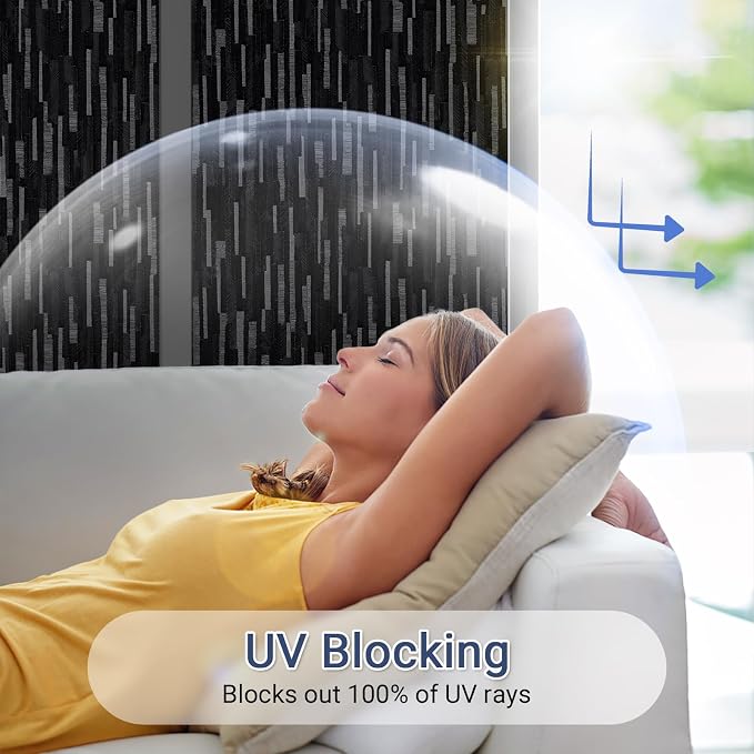 Haton Blackout Window Film, Sun Light Blocking Frosted Privacy - Image 4