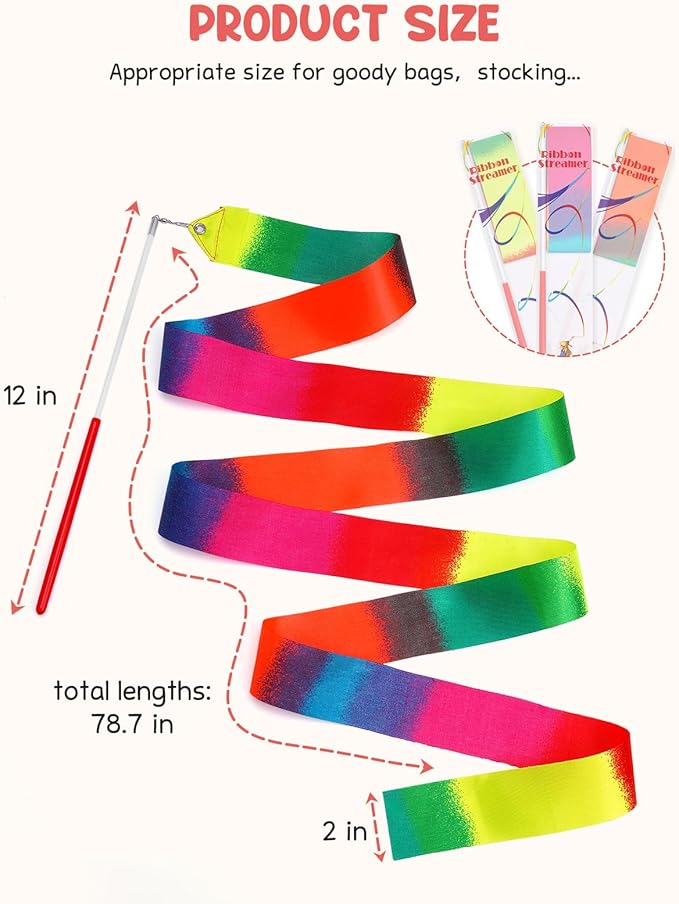JoyCat 12 Pack Dance Ribbon Party Favors - Image 3
