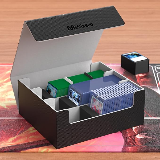 Mlikero Card Deck Case for Trading Cards 1800+, Trading Card Storage Box for - Image 7