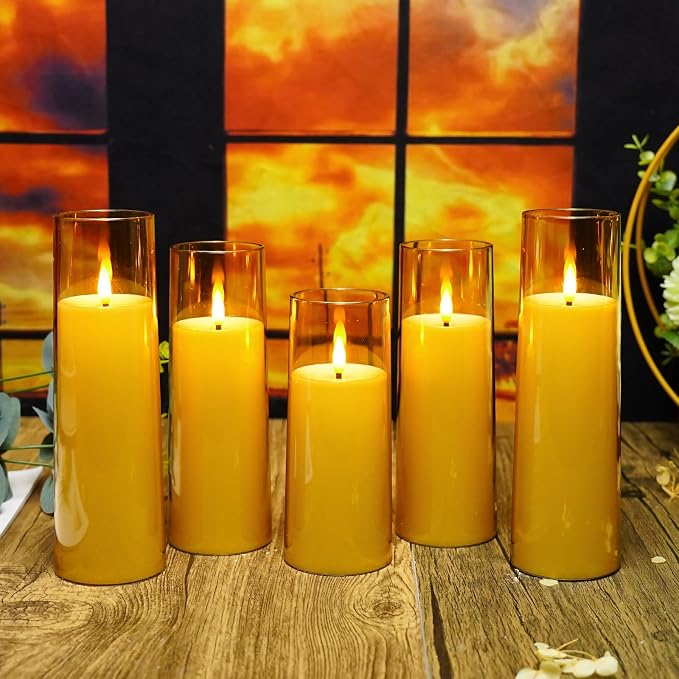 Flickering Flameless Candles Battery Operated - Image 5