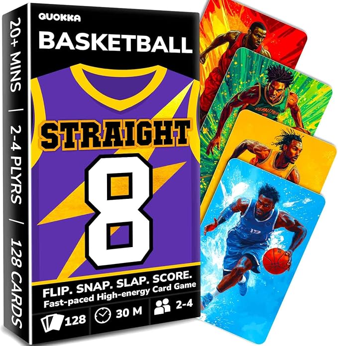 QUOKKA Basketball Fast-Paced Card Game by QUOKKA