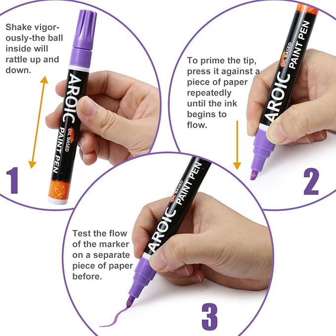 36 Pack Oil-Based Paint Pens for Rock Painting - Image 8