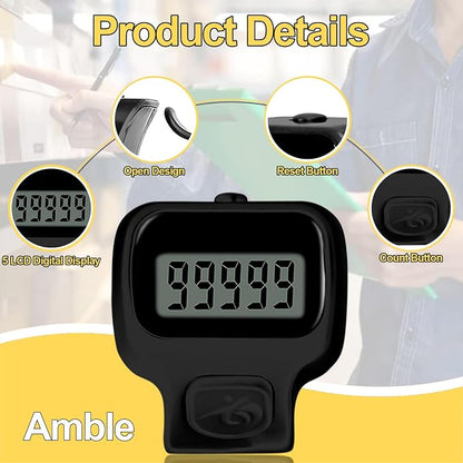 Amble Clicker Counter, Tally Counter, 6 Pack Electronic Finger Clicker - Image 5