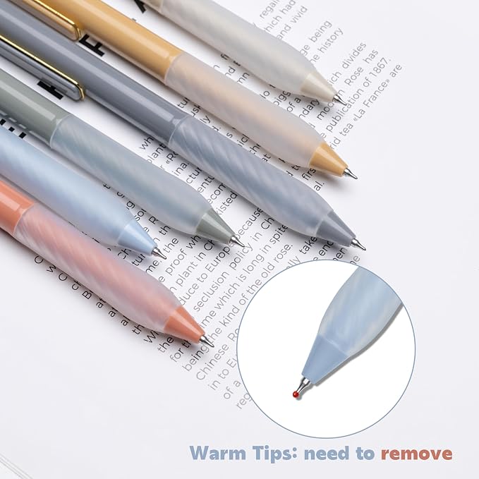 Gel Pens 0.5mm Point Pen Black Ink Smooth Writing Retractable Pen - Image 6