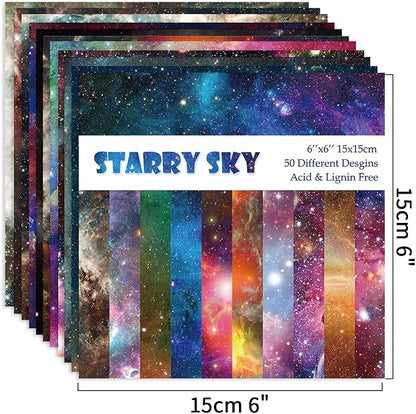 Origami Paper Kit 100 Sheets 70GSM 6 Inch Square Double Sided Color 100 Vivid - Image 3