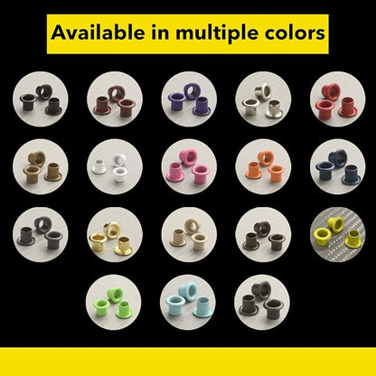 Kydex Rivets Eyelets, 8-8 1/4" Multicolored Grommet Eyelets - Image 6
