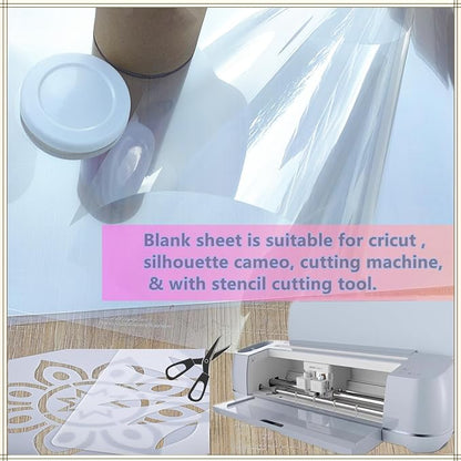 8 Sheets 7.5 mil Acetate Mylar Sheet 12 x 24 inch Transparent PET Blank Stencil - Image 5