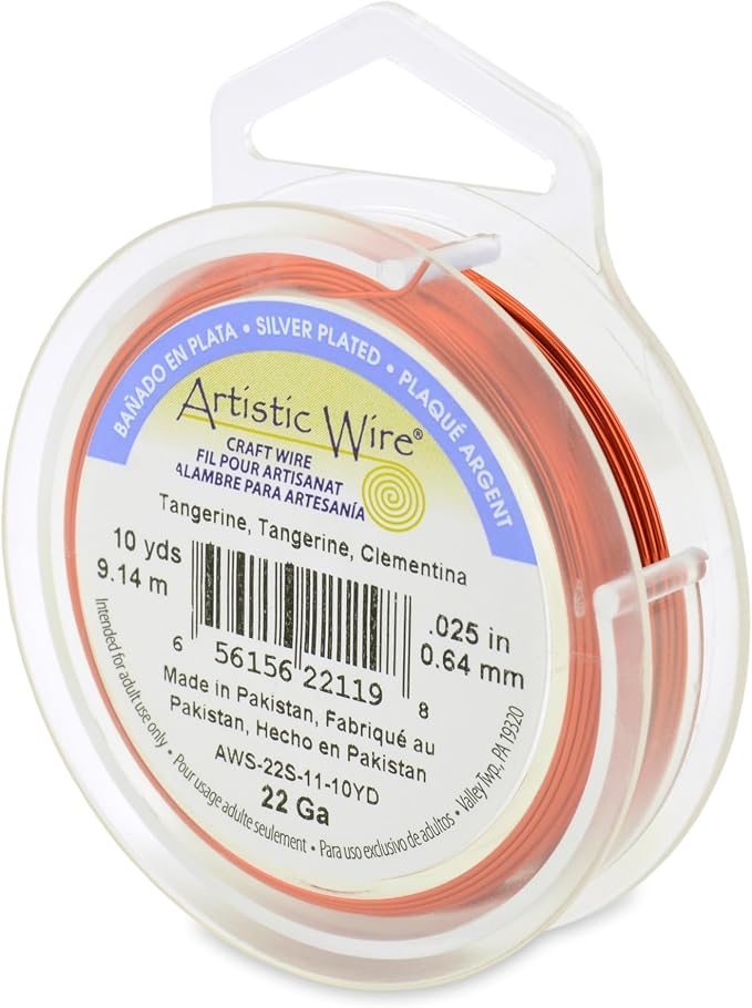 Artistic Wire, 22 Gauge Silver Plated Tarnish Resistant Colored Copper Craft by ArtisticWire